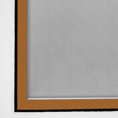 Moustiquaires pour fenêtres en bois - Prêt à l'emploi Brun terre de Sienne RAL 8001 | Fibre de verre (noir)