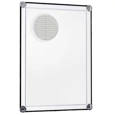 Fenêtre de compensation de pression Anthracite RAL 7016 | Verre acrylique