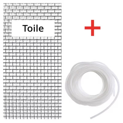 Kit toile de rechange - Acier inoxydable 1,20 m (B) x 1 m (L) | argent | Acier inoxydable (gris)