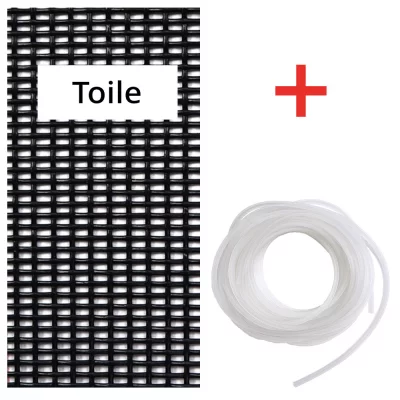 Kit toile de rechange - Pet Screen 1,22 m (B) x 1 m (L) | noir | Pet Screen