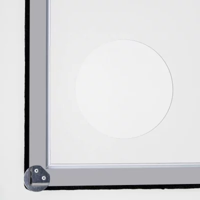 Fenêtre d’évacuation d’air pour armoire de culture Anodisé argent EV1 | Verre acrylique | 10 cm