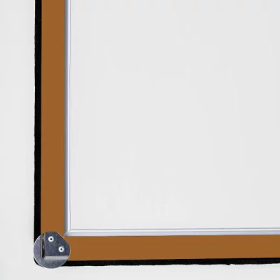 Fenêtre secrète Brun terre de Sienne RAL 8001 | Verre dépoli