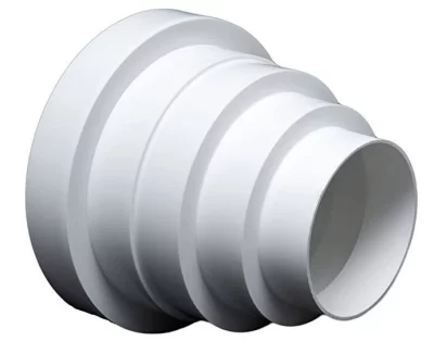 Adaptateur universel à étages pour tuyaux blanc