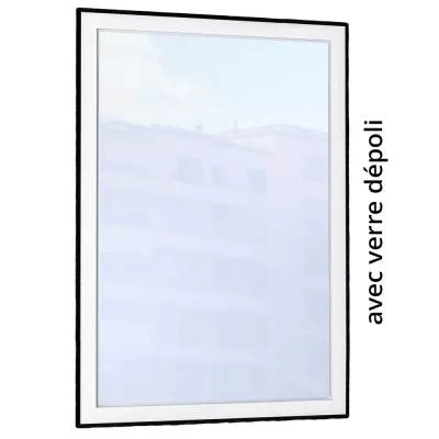 Fenêtre secrète Anthracite RAL 7016 | Verre dépoli