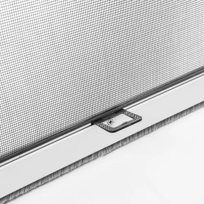 Moustiquaires pour fenêtres - Prêt à l'emploi Blanc RAL 9016 | Fibre de verre (noir)