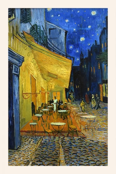 Artfilia Vincent van Gogh - Cafe Terrace at Night Variante 3 60x90 cm