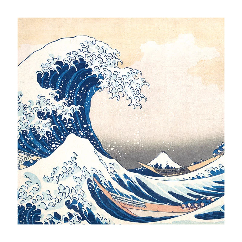 Artfilia Katsushika Hokusai - The Great Wave off Kanagawa Variante 1 60x60 cm
