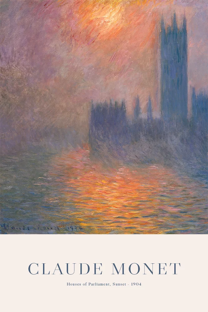 Artfilia Claude Monet - The Houses of Parliament Variante 2 40x60 cm