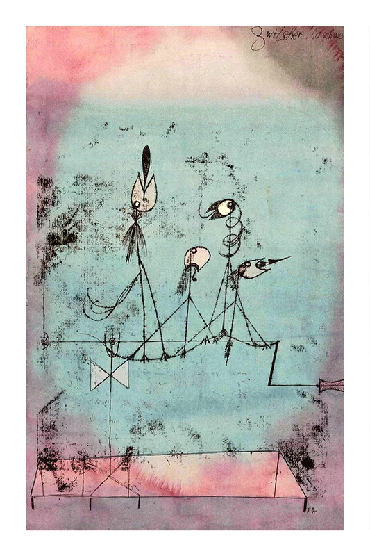 Artfilia Paul Klee - Twittering Machine Variante 3 30x45 cm