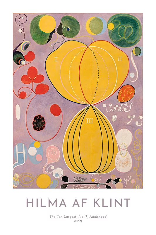 Artfilia Hilma af Klint - The Ten Largest, No. 7, Adulthood Variante 1 60x90 cm