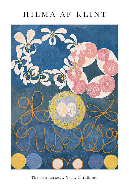 Artfilia Hilma af Klint - The Ten Largest, No. 1, Childhood Variante 2 40x60 cm