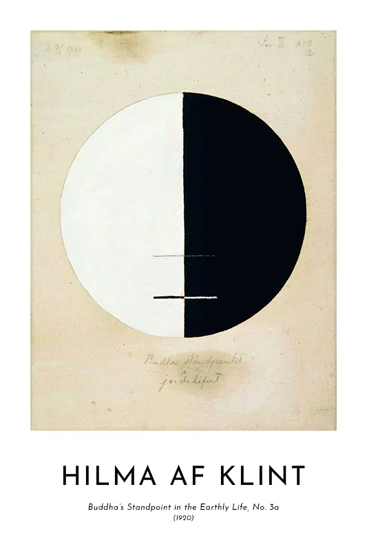 Artfilia Hilma af Klint - Buddhas Standpoint in the Earthly Life, No. 3a Variante 1 20x30 cm