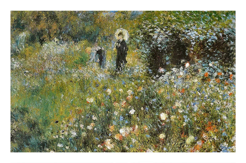 Artfilia Pierre-Auguste Renoir - Woman with a Parasol in a Garden Variante 3 30x45 cm