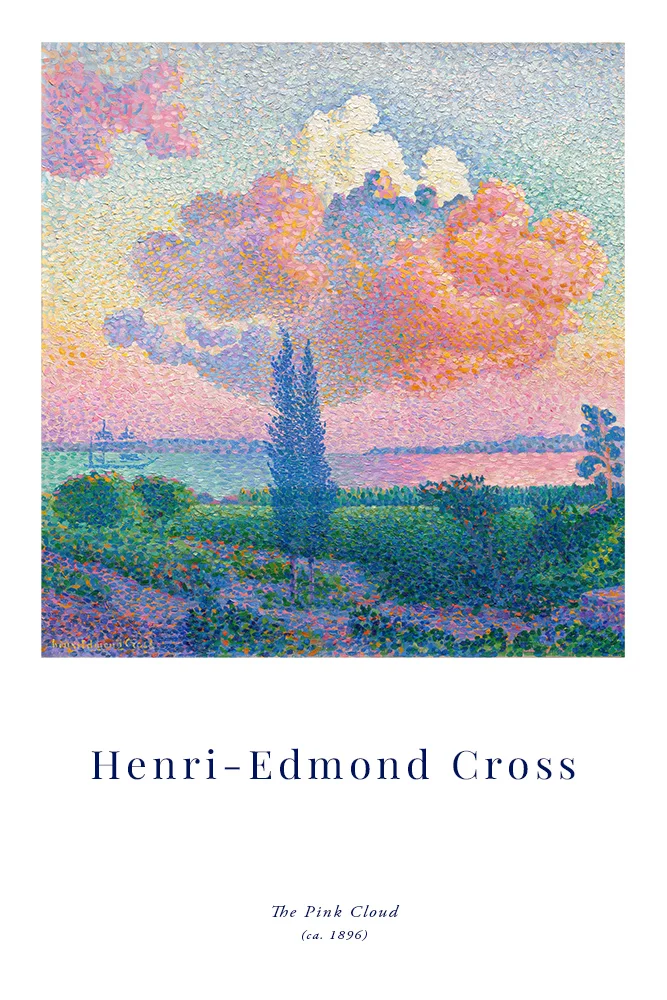 Artfilia Henri-Edmond Cross - The Pink Cloud Variante 1 40x60 cm