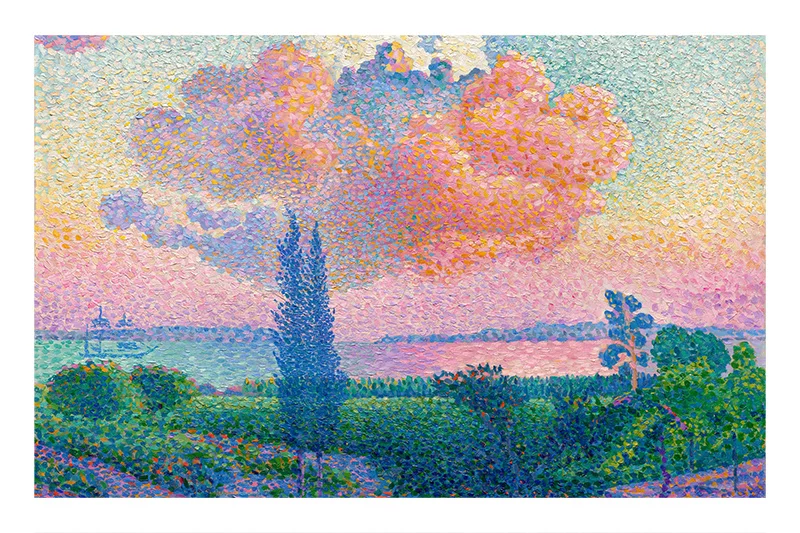 Artfilia Henri-Edmond Cross - The Pink Cloud Variante 2 40x60 cm