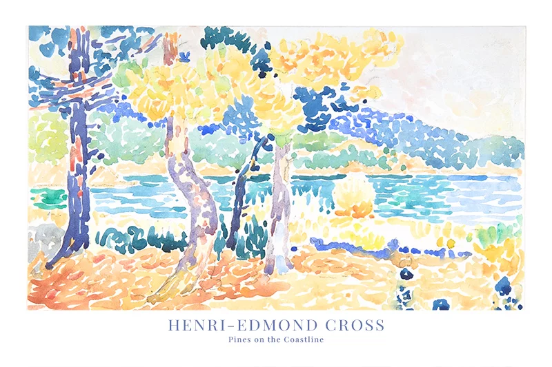 Artfilia Henri-Edmond Cross - Pines on the Coastline Variante 2 60x90 cm