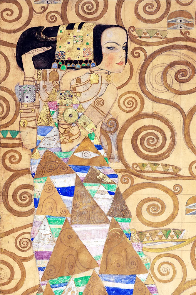 Artfilia Gustav Klimt - Expectation Variante 2 13x18 cm