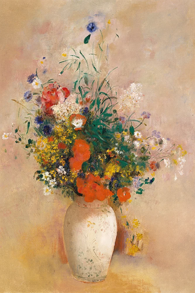Artfilia Odilon Redon - Vase of Flowers Variante 3 20x30 cm