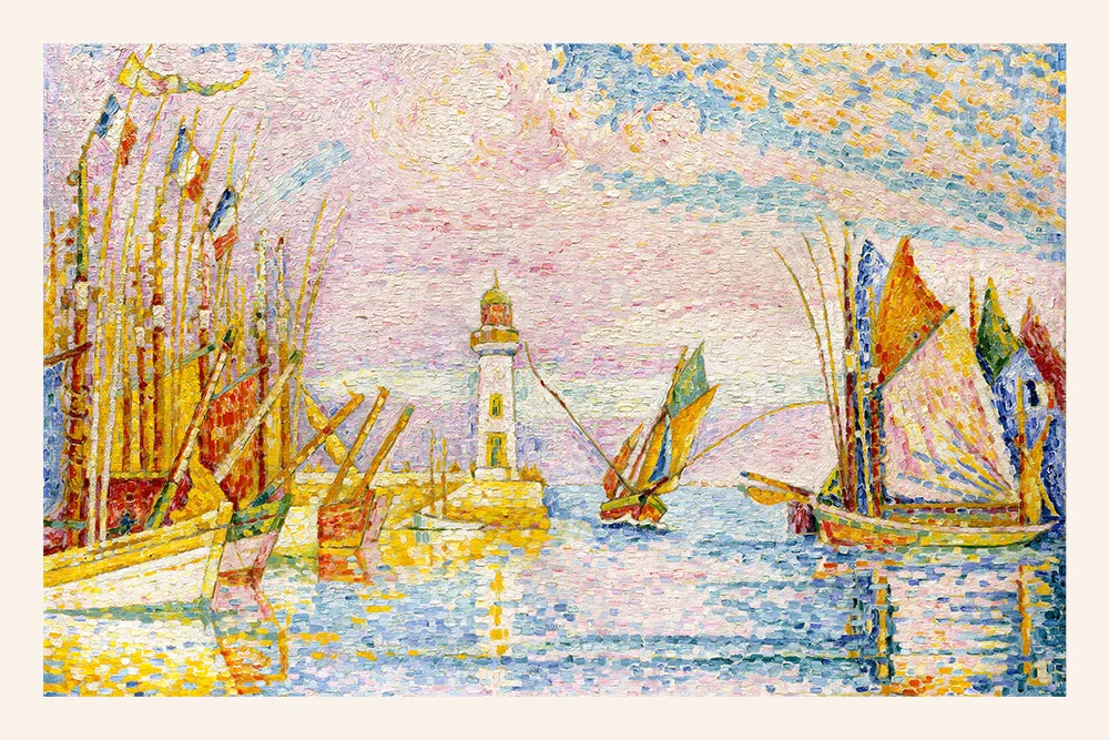 Artfilia Paul Signac - Lighthouse at Groix Variante 2 13x18 cm
