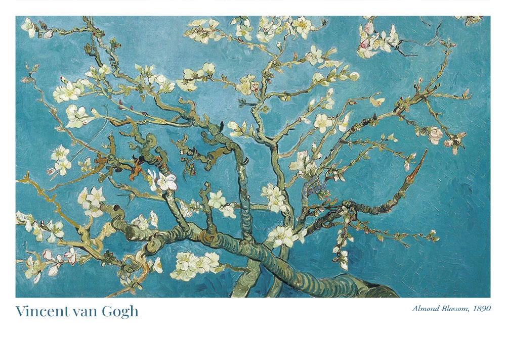 Artfilia Vincent van Gogh - Almond Blossom Variante 2 20x30 cm