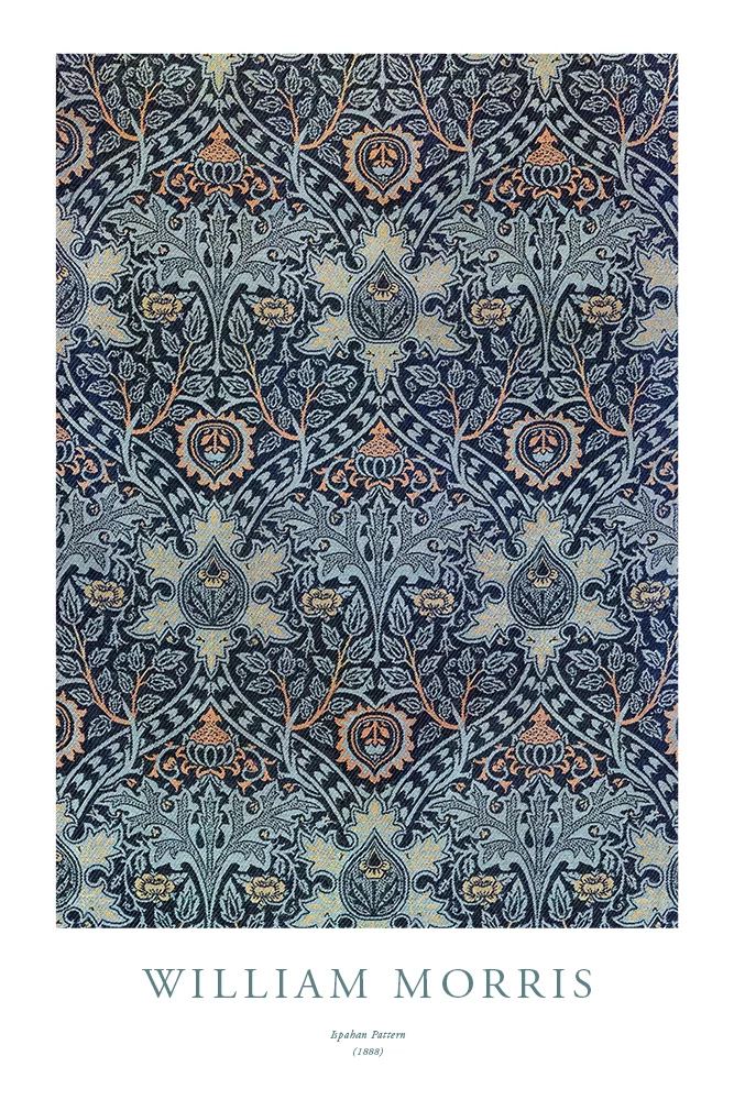 Artfilia William Morris - Ispahan Pattern Variante 1 20x30 cm