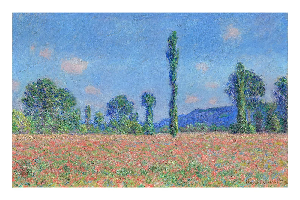 Artfilia Claude Monet - Poppy Field (Giverny) Variante 2 13x18 cm