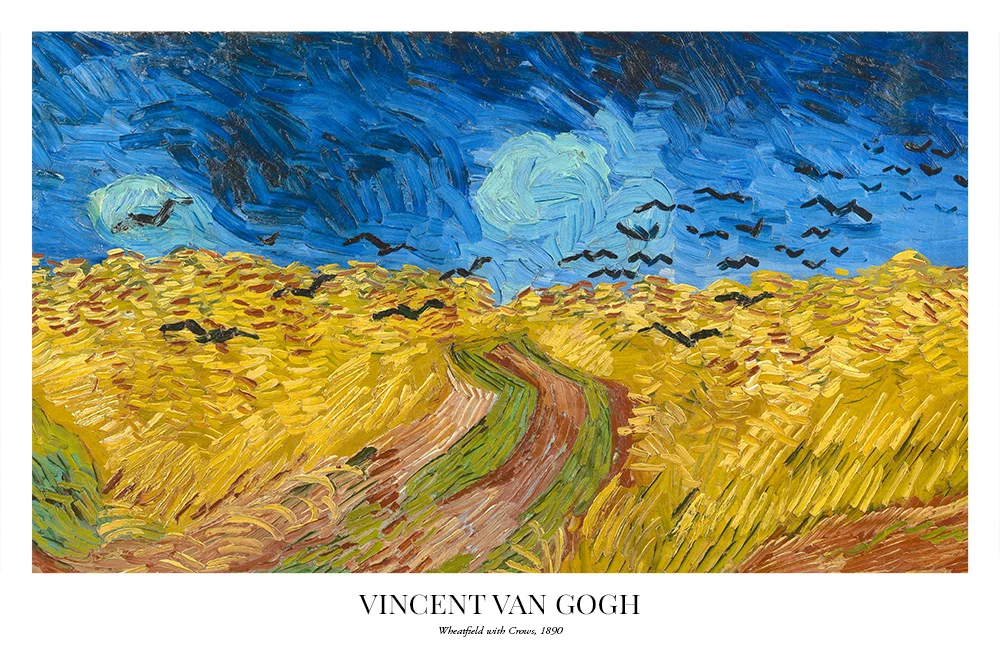 Artfilia Vincent van Gogh - Wheatfield with Crows Variante 1 40x60 cm