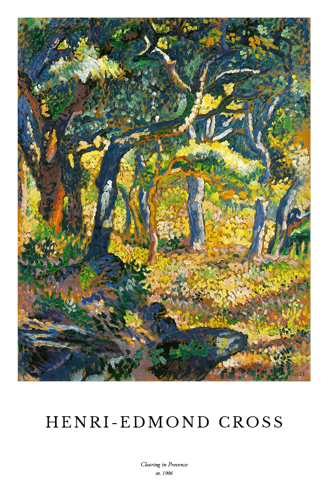 Artfilia Henri-Edmond Cross - Clearing in Provence Variante 1 40x60 cm