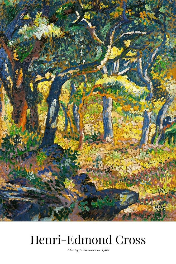 Artfilia Henri-Edmond Cross - Clearing in Provence Variante 2 60x90 cm
