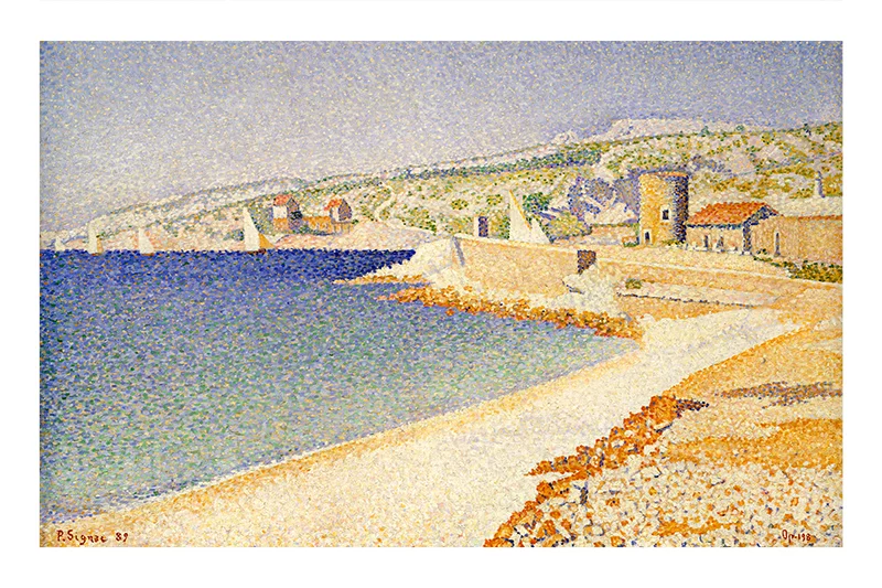 Artfilia Paul Signac - The Jetty at Cassis, Opus 198 Variante 1 40x60 cm