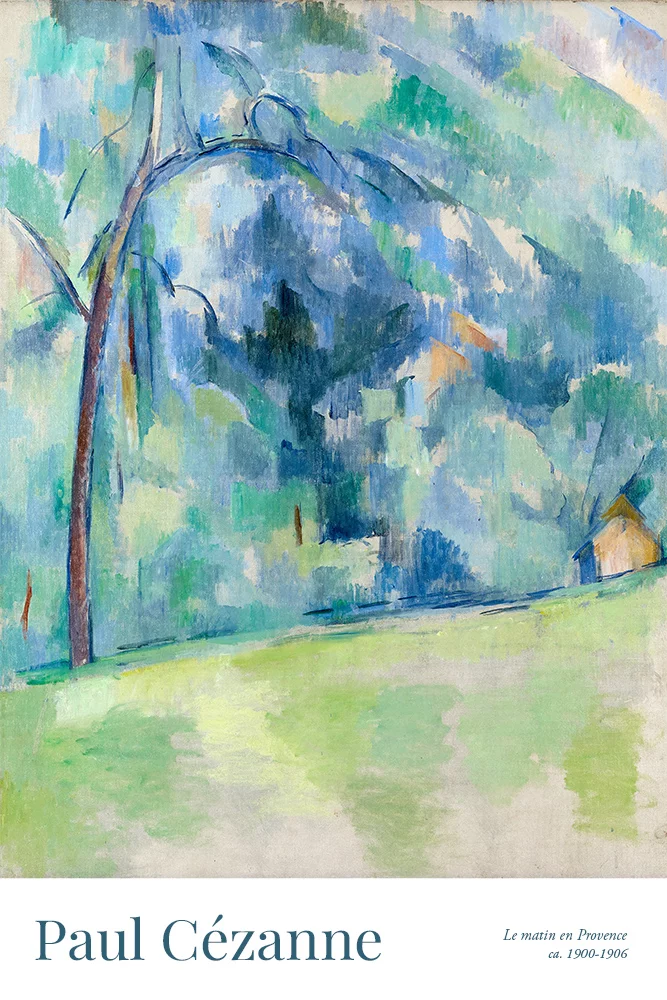 Artfilia Paul Cézanne - Le matin en Provence (Morning in Provence) Variante 1 30x45 cm