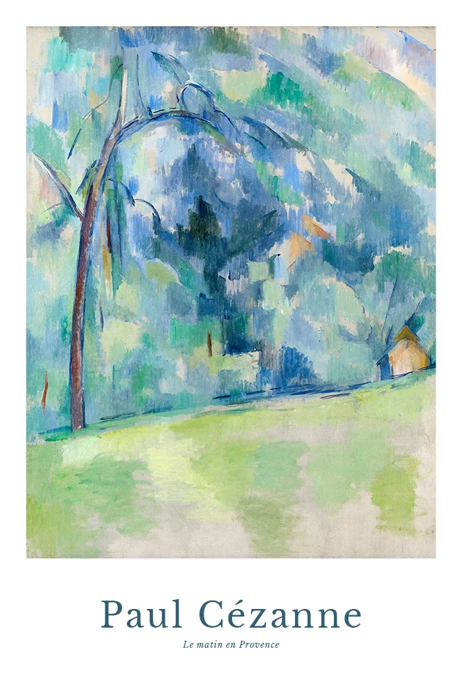 Artfilia Paul Cézanne - Le matin en Provence (Morning in Provence) Variante 2 30x45 cm