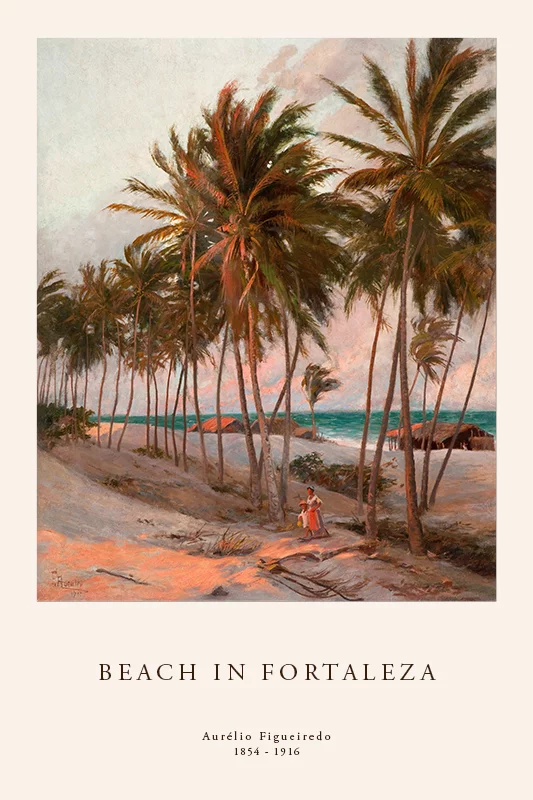 Artfilia Aurélio Figueiredo - Beach in Fortaleza Variante 1 30x45 cm