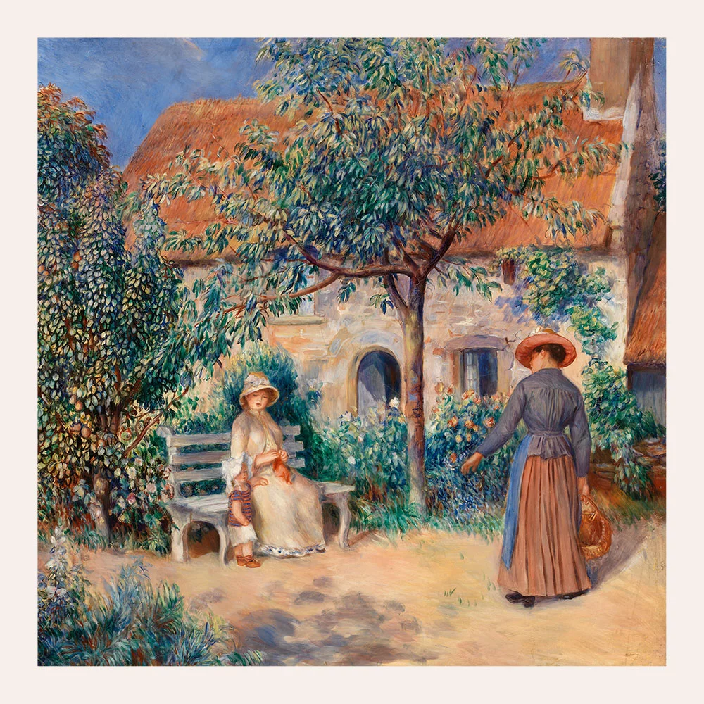 Artfilia Pierre-Auguste Renoir - In Brittany Variante 2 60x60 cm
