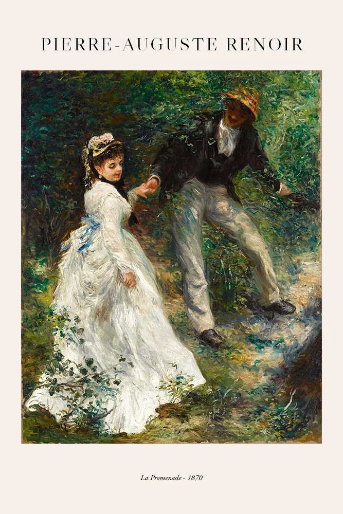 Artfilia Pierre-Auguste Renoir - La Promenade Variante 2 40x60 cm