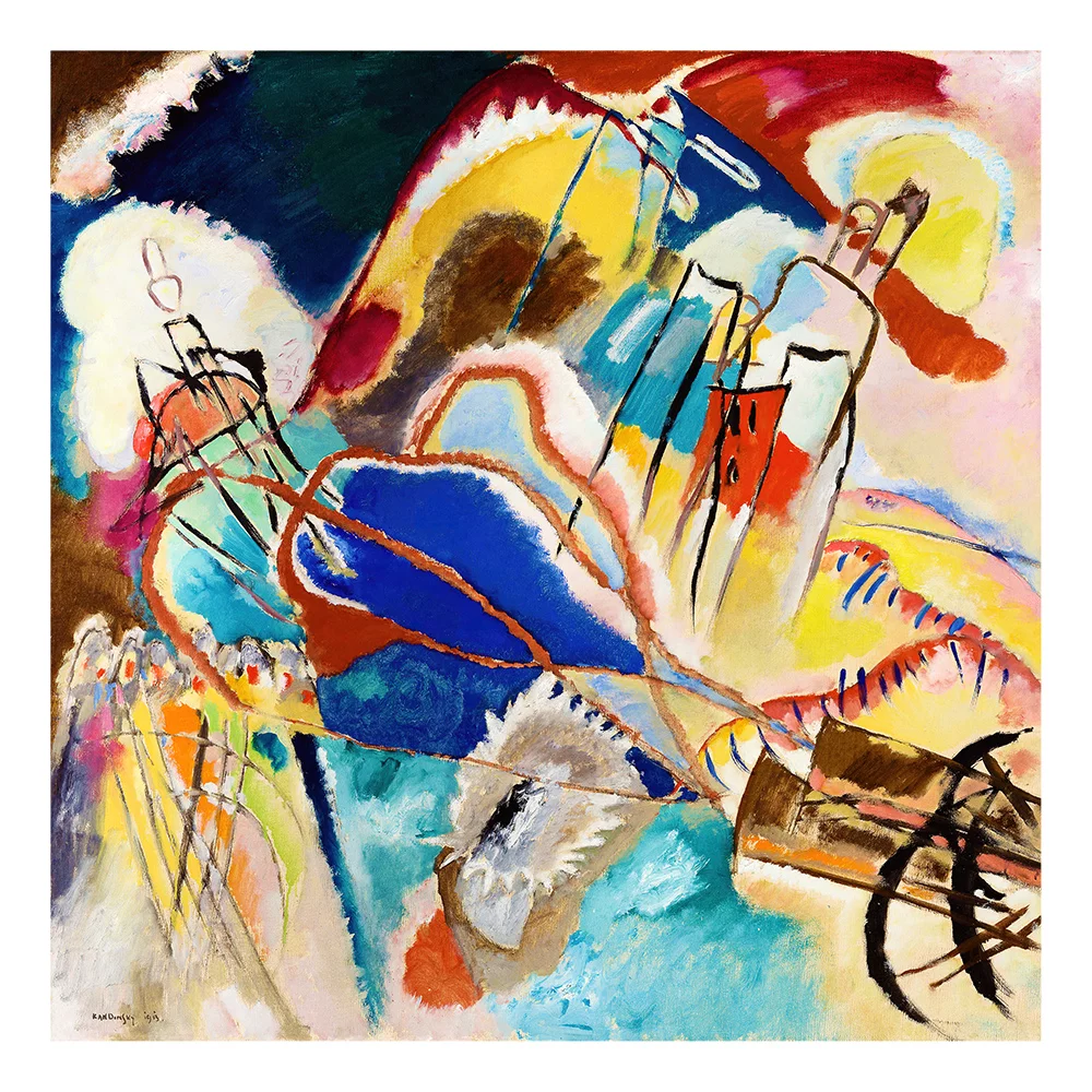 Artfilia Wassily Kandinsky - Improvisation No. 30 Variante 1 60x60 cm