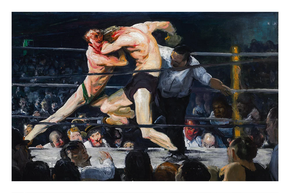 Artfilia George Wesley Bellows - Stag at Sharkey's Variante 1 30x45 cm
