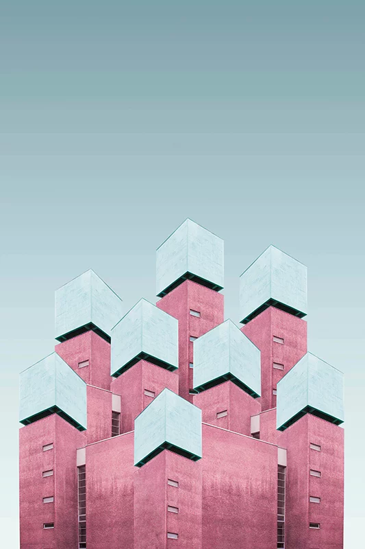 Artfilia Strange Architecture No. 1 Variante 1 13x18 cm