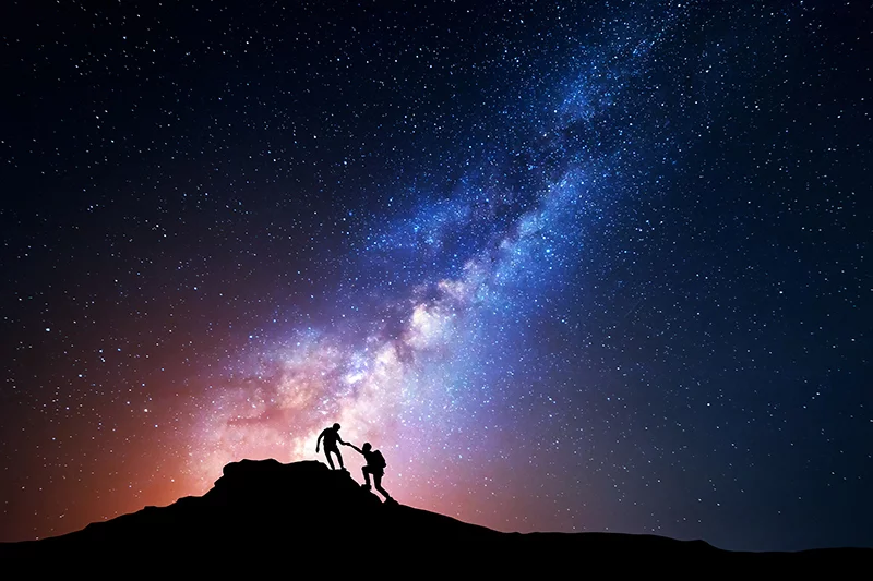 Artfilia Path to the Stars Variante 1 60x90 cm