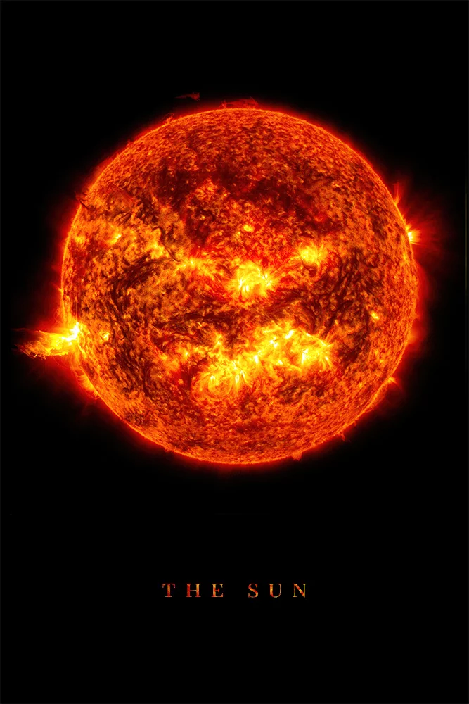 Artfilia NASA Image of the Sun with a Solar Flare and a CME Variante 1 60x90 cm