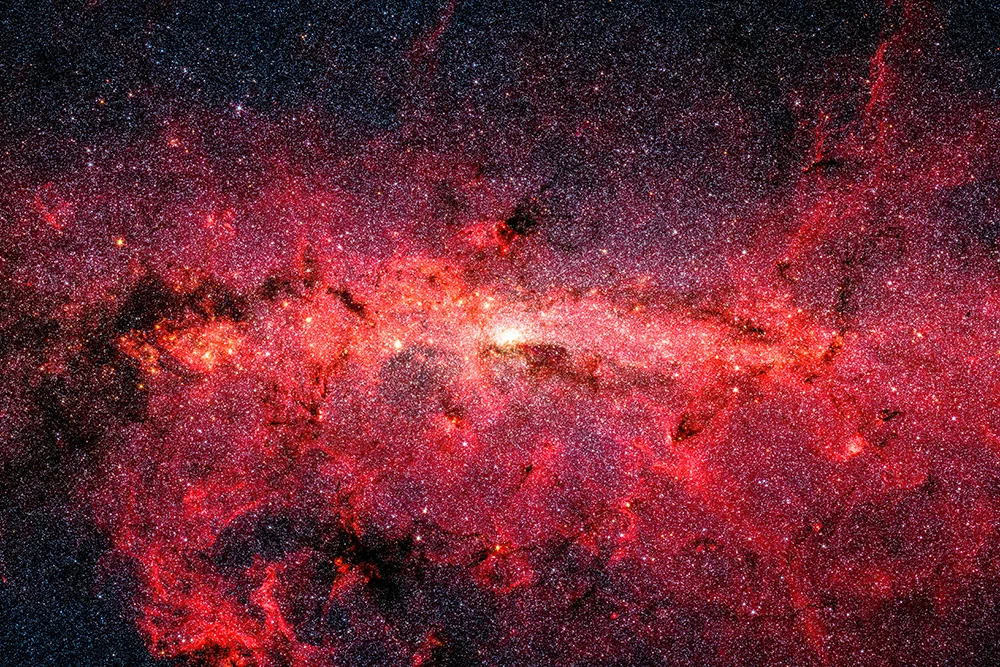Artfilia Core of the Milky Way Galaxy - Image taken by NASA Variante 1 13x18 cm