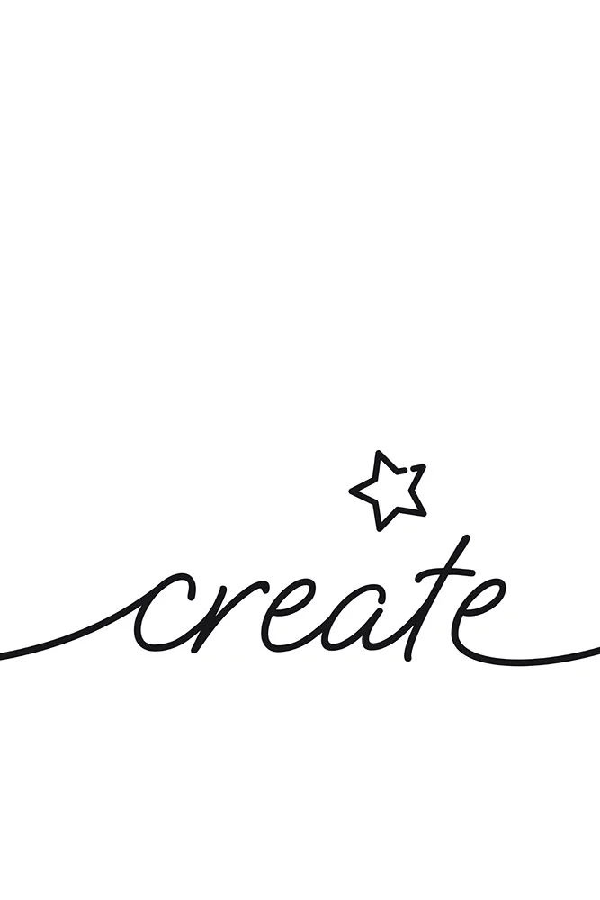 Artfilia Create Typografie-Poster Variante 2 40x60 cm