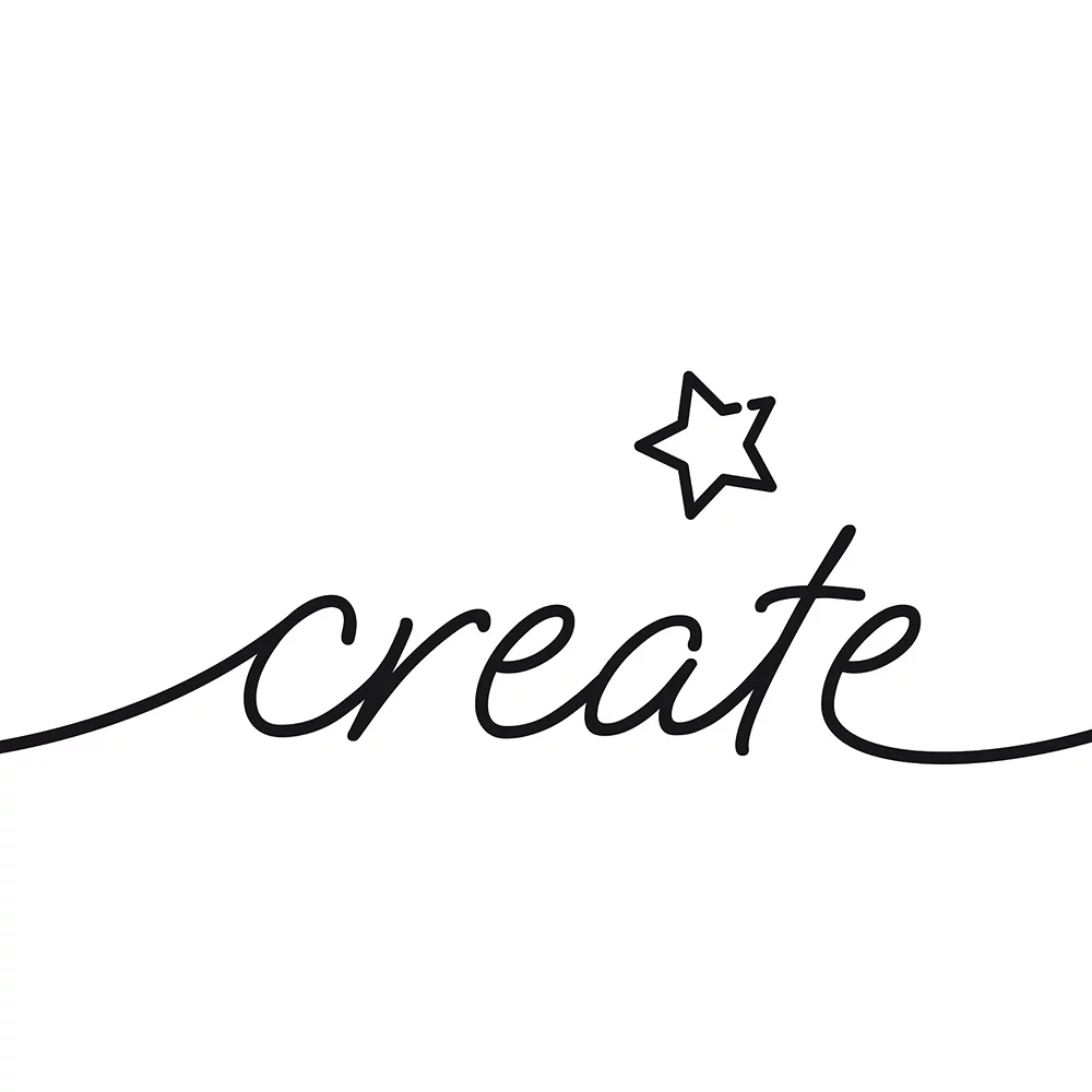 Artfilia Create Typografie-Poster Quadratisch Variante 2 40x40 cm