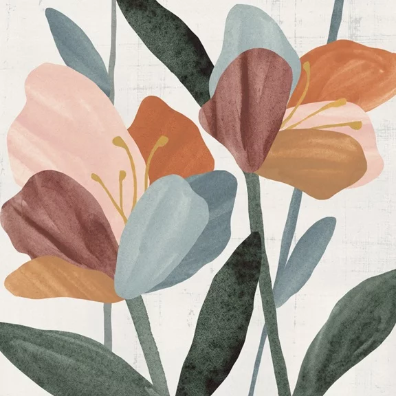 Artfilia Two Flowers No. 2 Variante 1 60x60 cm