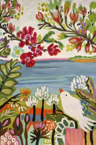 Artfilia Birds and Blossoms No. 2 Variante 1 20x30 cm
