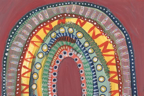 Artfilia Swanky Rainbow No. 1 Variante 1 60x90 cm