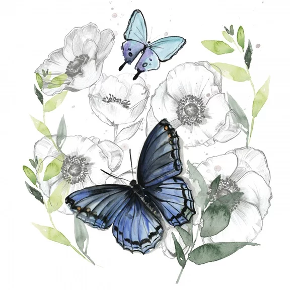 Artfilia Butterfly Encounters No. 2 Variante 1 40x40 cm