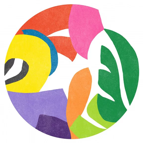 Artfilia Rainbow Paradise No. 3 Variante 1 40x40 cm