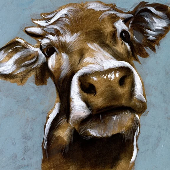 Artfilia Cow Portrait No. 4 Variante 1 60x60 cm