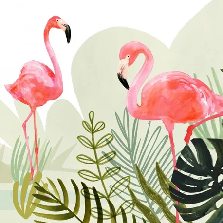 Artfilia Flamingo Jungle Variante 1 60x60 cm